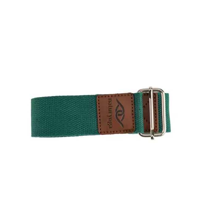 Naturyoga l Cinturón de Yoga l Largo de 3m l Resistente l Color verde - 1