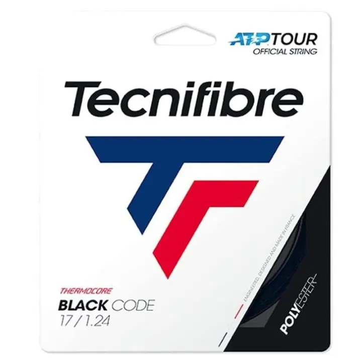 Cordaje Tenis Tecnifibre BLACK CODE 12 m - Elegir Diámetro - 1