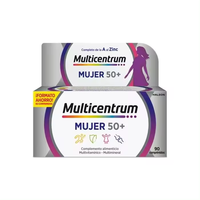 Multicentrum Mujer 50+ 90 comprimidos - 1