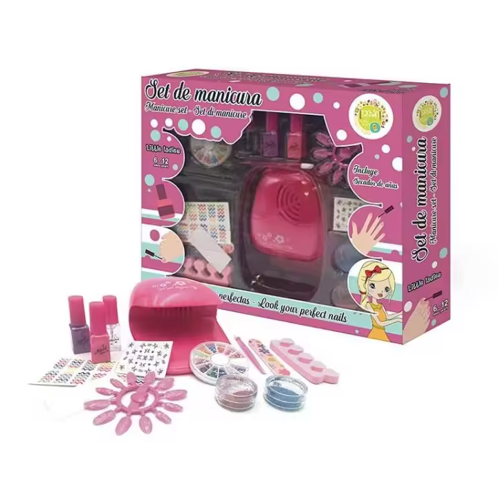 Tachan. Kit de manicura infantil con secador de uñas. juguetes para niños y niñas +6 años (Cpa ToyGroup. 7742163A) - 1