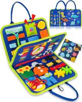 Juguete Educativo Para Bebés Montessori Con Botones Tablero De Actividades Para Niños Pequeños Fomenta Los Habilidades De Mano-Ojo Y Aprendizaje Viajero - details 19