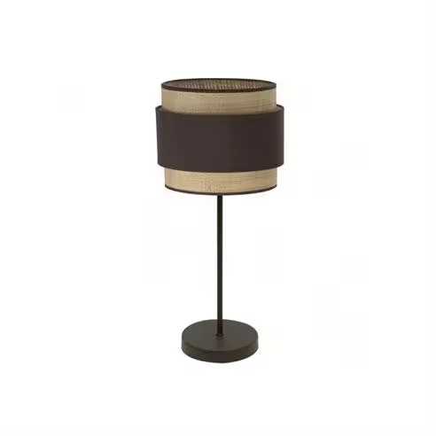 Sobremesa Alto Kandy 1xe27 Natural/marron 67x30x30 Cm - 1
