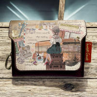 Monedero Sweet Candy C-323  10x8x2 cm  Diseño Vintage en 4 Modelos  3 Compartimentos  Clip de Cierre y Cadena para Llaves  Con Caja de Regalo a Juego - details 7