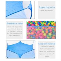 Piscina De Bolas Para Niños Con Valla Y Carpa Para Interior Juguete De Red Para Bebés Tema De Animales Y Naturaleza - details 2