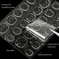 Adhesivos Para Uñas Doble Cara 25 Hojas/600 Piezas Pegatinas De Póster Super Adhesivos Impermeables Transpirables Para Uñas Postizas Jelly Glue - details 2