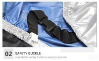 Cubierta Impermeable Para Motocicleta Funda Moto Protección UV Y Anti-Polvo Cubierta De Lluvia Para Motocicleta Y Scooter Al Aire Libre Y Interior - details 21