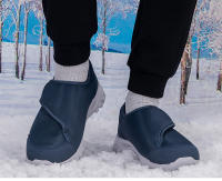 Zapatillas De Paseo Unisex Para Piernas Adelgazadas Y Dedos Hinchados Ajustables Con Cordones Y Cierre De Encaje Suela EVA Cómodas Para Otoño Invierno - details 11