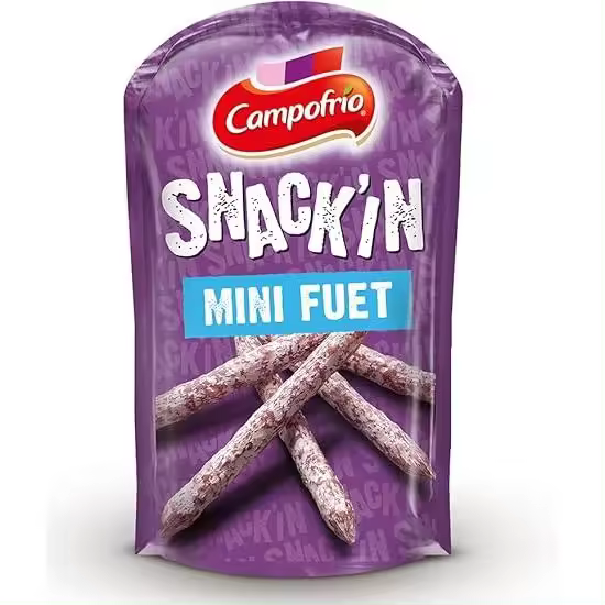 Mini Fuet Pack 8 Uds snack in original Campofrio - 1