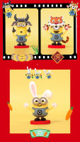 Muñeca De Acción Despicable Me Minions Serie Del Zodíaco Chino Juguete Para Niños Caja Sorpresa Ornamento De Juguetes - details 8