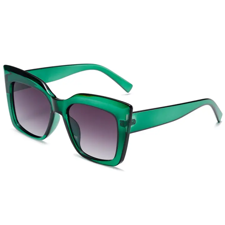 Gafas de sol Retro de marca de lujo para mujer, gafas de sol con diseño de ojo de gato y leopardo, gafas de sol elegantes clásicas de gran tamaño para viajes de verano para mujer lentes hombre niña vasos Venta al por m - 1