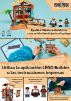 LEGO® ONE PIECE Cabaña del Pueblo Molino Kit de Construcción, Juguete Para Interpretar Historias de Piratas, Decoración de Estilo Anime, Juego Para Niños y Niñas 75636 - details 0