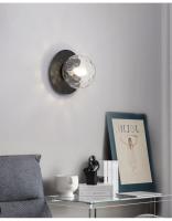 Lámpara De Pared Decorativa Para Dormitorio Y Sala De Estar Iluminación LED Para Pasillos Y Sofa Luz De Fondo Para Cama Estilo Moderno Material Vidrio Y Hierro - details 4