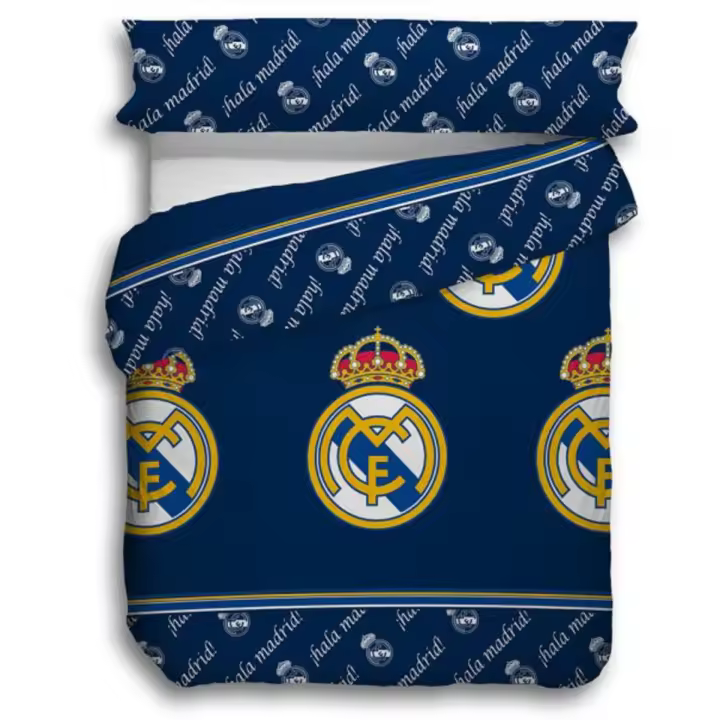 Funda Nórdica Real Madrid Licencia Oficial Cama 90 y Cama 105 Azul - 1