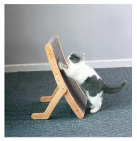 Tablero De Rasguñar Para Gatos Con Marco De Madera 3 En 1 Sillón De Descanso Antirraspado Juguete Para Uñas Sofá Para Gatos - details 9
