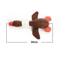 Juguete De Perro Suave Con Silbato Para Mordedores Agresivos Peluche De Pato Mallardo Juguete De Entrenamiento Inteligente Para Mascotas - details 1