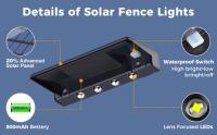 2 Pack Luces Solares Para Pared 4 LED Luces De Valla Solar Impermeables Para Jardín Y Camino Luz Solar Para Postes De Pista Modernas - details 7