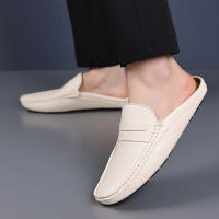 Zapatos Casuales De Verano Para Hombre YRZL Mocasines De Cuero Hechos a Mano Moda Driving Pantuflas De Conducción Slip on Loafers Para Exteriores - details 11