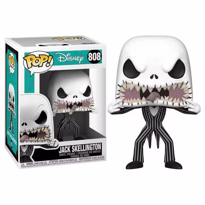 Funko Pop! Disney The nightmare Before Christmas, Pesadilla Antes de Navidad, Jack Skellington (Scary face) 808 - 1
