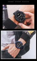 Reloj Deportivo Skmei Multifuncional Cronógrafo Digital Hombre Movimiento Dual Resistente Al Agua Con Alarma Y Calendario Pantalla LED - details 16