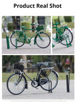 Modelo De Bicicleta Retro De Aleación a Escala 1/10 Con Ruedas De Goma Para Niños Juguetes De Coches Y Bicis De Metal Regalo Para Fiestas - details 8
