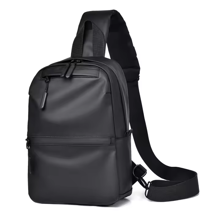 Mochila informal de gran capacidad para hombre, bolso de escuela con doble espalda para exteriores, bolso de viaje para ordenador
6030pu negro - 1
