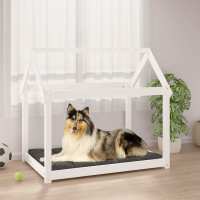 vidaXL Cama para Perros 101x70x90 cm Mascotas Cachorros Color Natural,  Blanco,  Gris y mas - details 1