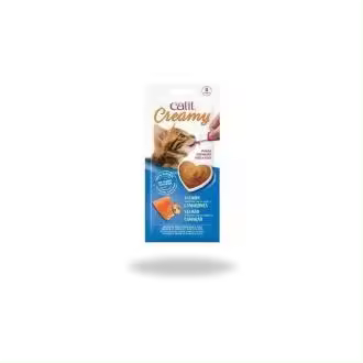 Hagen Tropican Mascotas - Snack para Gatos Catit Creamy de Salmón - 4 Sticks - 10 Gr - 1