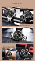 Reloj De Pulsera Mecánico PAGANI DESIGN Para Hombre Resistente Al Agua Cristal De Esmeril NH35A Automatico Con Calendario Completo Y Luz Nocturna - details 11