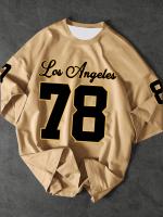 Camiseta De Deporte Para Hombre Con Estampado De Los Angeles Número 78 Estilo Retro Y Casual Camiseta De Verano 2025 - details 5