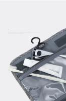 Bolsa De Viaje Portátil Para Hombres Y Mujeres Organizador De Maquillaje Impermeable De Tela Oxford Con Almacenamiento Y Cierre De Cremallera - details 3