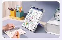 Funda De Cuero Para Tableta Samsung Galaxy Tab S11 Con Portador De Lápiz Y Soporte De Acrílico Transparente Protector Antichoque - details 5