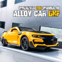Coche De Juguetes Chevrolar Camaro a Escala 1:32 Modelo De Aleación Con Sonido Y Luz Vehículo Para Niños Regalos De Cumpleaños - details 0