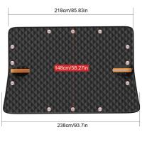 Cubierta De Nieve Para Coche Protección Contra El Frío Y La Congelación Parabrisas Delantero Sombrilla De Verano Material PVC Fleecy Para Invierno - details 16