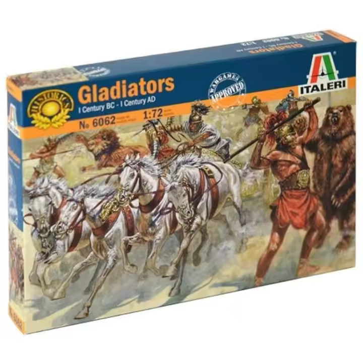 Italeri 6062 -  Figuritas Gladiadores Romanos - Escala 1:72 - 1