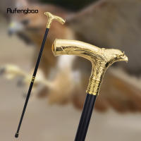 Bastón De Moda Con Cabeza De Águila Dorada Y Rhinestone Elegante Y Lujoso Para Caballeros Cosplay Knob 93cm Con Punta De Goma - details 0
