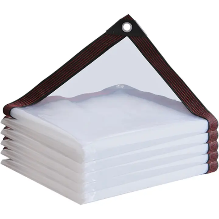 Lona Impermeable Engrosada Cubierta de Lluvia de Tela de Plástico Transparente para el aislamiento de Cultivos Suculentos - 1