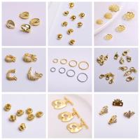 Bolas Redondas Y Planas De Latón Galvanizado En Oro 18K Para Suministros De Joyería DIY Accesorios Para Pulseras Y Collares - details 33