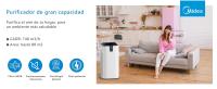 MIDEA Purificador de Aire con Filtro HEPA hasta 88 m2 - Air Purifier silencioso alta potencia CADR 740 m3/h - Industrial Neutralizador de Olores para alergías - Elimina el 99,99% de Bacterias - details 0