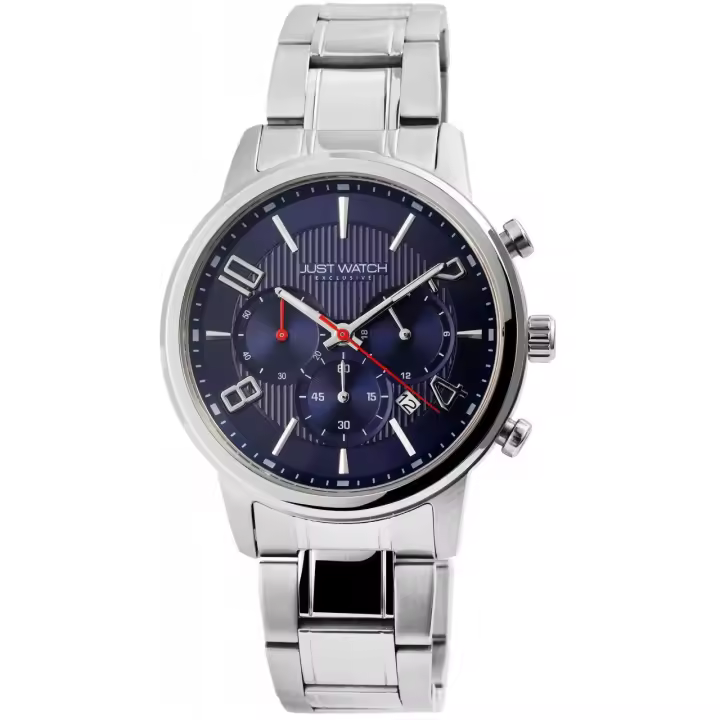 Reloj Just® Hombre Prateado com Bracelete em Aço Inoxidável - 0078 - 1