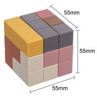 Juguetes De Bloques De Construcción De Silicona Alimentaria Para Bebés Educativos Montessori Reconocimiento De Formas Y Edad Temprana - details 10