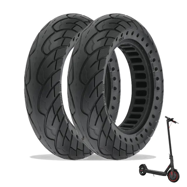 HORO.ES Rueda Repuesto Maciza Versión 3 Reemplazo llanta 2 tamaños 8,5" y 10"  Compatible con Xiaomi Scooter M365 / 1S / Essential/Pro / PRO2 - 1