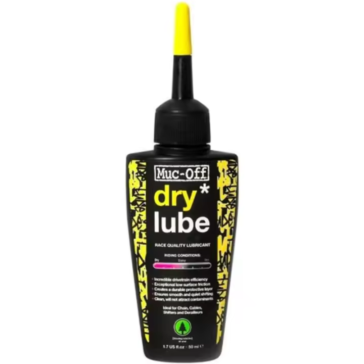 Muc-Off Lubricante Cadena Clima Seco 50ml - Fórmula a Base de Cera - 1