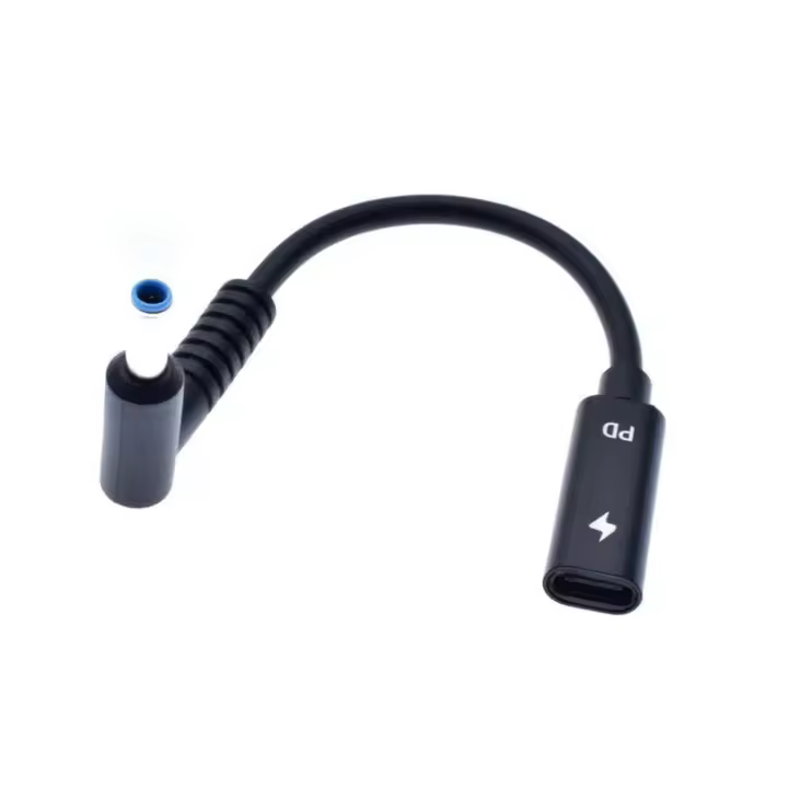 ADAPTADOR USB-C HEMBRA A 4.5X3.0MM MACHO 65W DE 15CM - 1