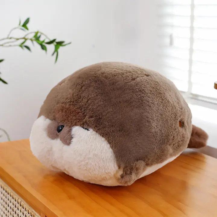 Peluche De Señor De La Tierra Suave Y Realista Muñeco De Marina Para Regalo De Navidad Y Cumpleaños Otter De Peluche Suave En Forma De Señor De La Tierra - 1