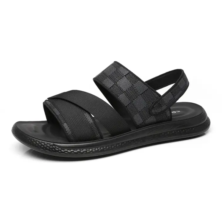 Sandalias Casuales Para Hombre De Alta Calidad Impermeables Antideslizantes Con Suela Suave Comodidad Para Playa Y Conducción Lazada - 1