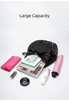 Mochila Antirrobo Para Mujer De Cuero Genuino 100% Gran Capacidad De Viaje Diseño Nuevo 2022 Mochila Escolar Para Niñas Con Cadena Y Cierre De Cremallera - details 12
