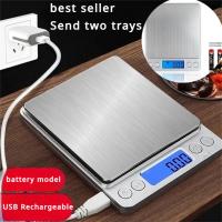 Báscula Digital De Cocina Mini Portátil Acero Inoxidable Precisión Joyería Balanza Electrónica Peso Oro Gramo 0.1/3000g Escalas Electrónicas - details 0