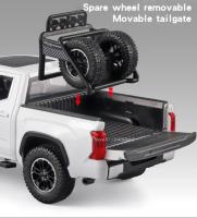 Coche De Modelismo Tundra Escala 1:24 Metal Con Puertas Abatibles Luz Y Sonido Vehículo Off-Road Para Niños Regalos Decoración - details 9