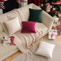 Juego De 2 Fundas Para Cojines Verdes Decorativas Suaves Y Sólidas De Velours Para Sofá Y Dormitorio Cuidado Del Ambiente: Sin Químicos Origen: China Continental Estilo Americano Poliéster 100% Lavable Y Desmontable - details 10