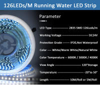 Tira De LED Flexible WS2811 SMD2835 Para Correr Agua Flujo Luz 5M 10M 15M 20M DC 24V Pixel Addressable Para Decoración De Habitación - details 8